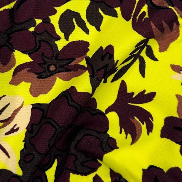 Tory Burch Rayure Fleurie Shadow Printed String Bikini Top - Size Large - Picture 3 of 7